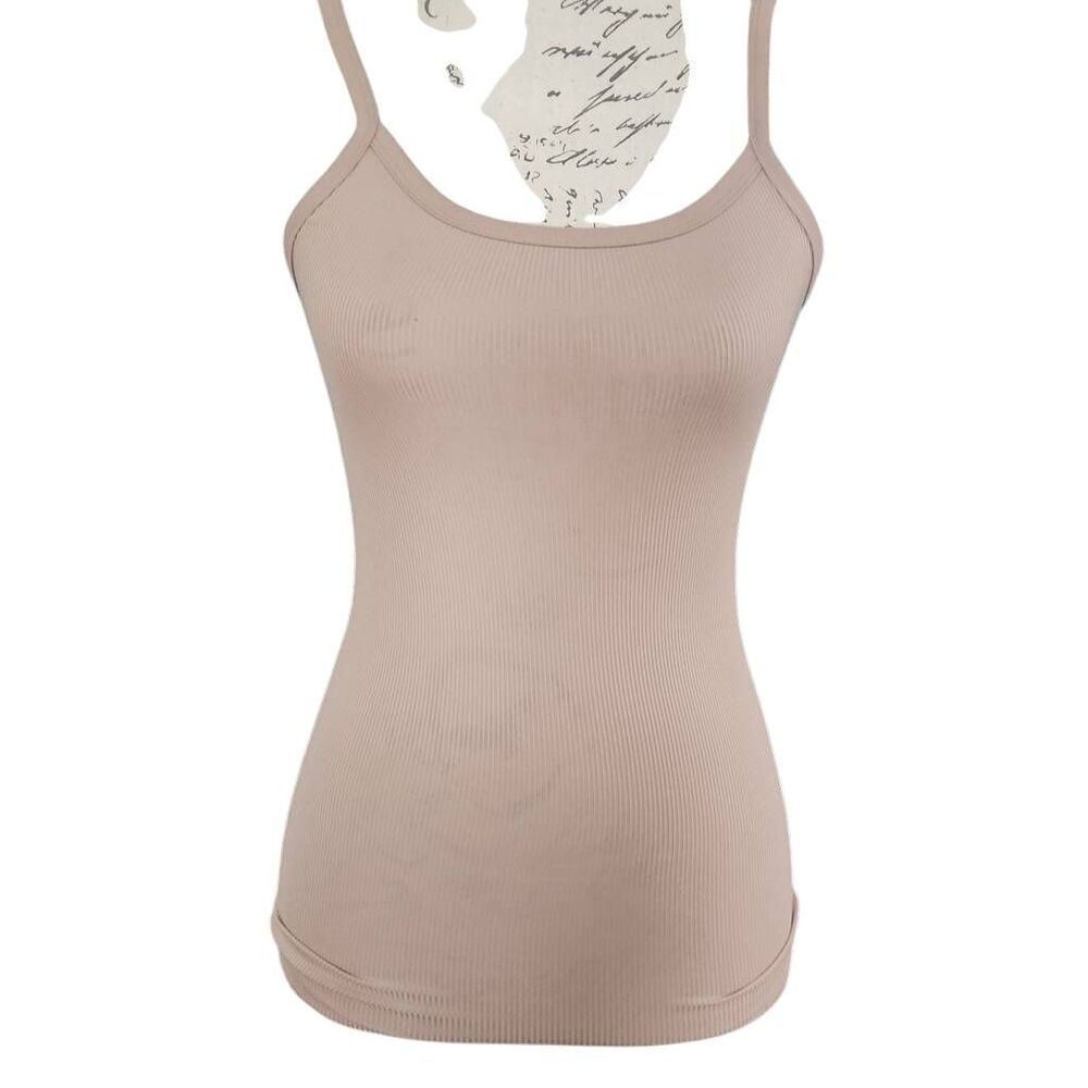 No Boundaries Women's Size XS Nude Ribbed Cami Tank Top